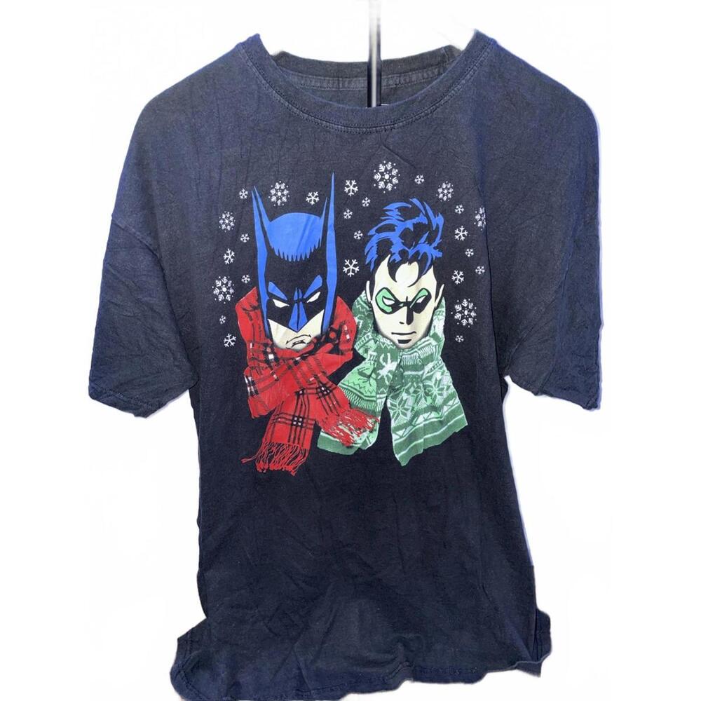 DC Comics Batman and Robin T Shirt MENS SIZE XLARGE BLACK